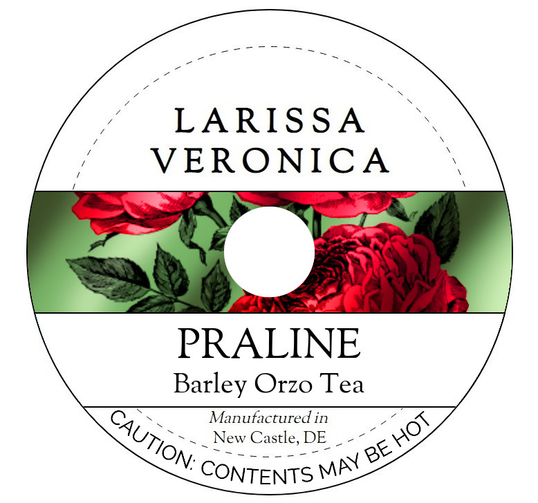 Praline Barley Orzo Tea <BR>(Single Serve K-Cup Pods)