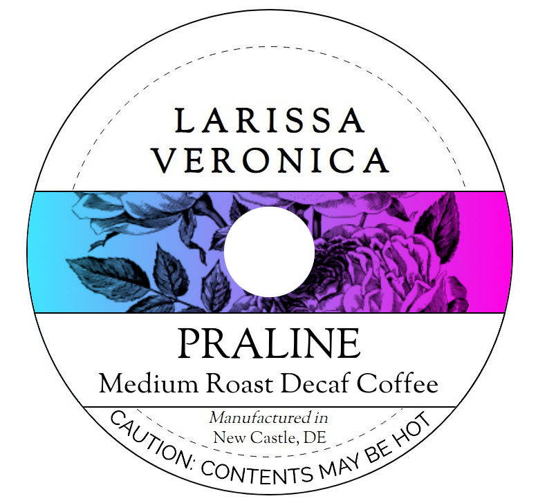 Praline Medium Roast Decaf Coffee <BR>(Single Serve K-Cup Pods)