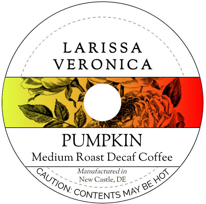 Pumpkin Medium Roast Decaf Coffee <BR>(Single Serve K-Cup Pods)