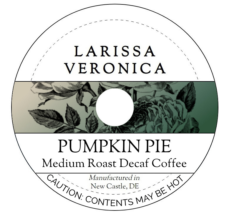 Pumpkin Pie Medium Roast Decaf Coffee <BR>(Single Serve K-Cup Pods)
