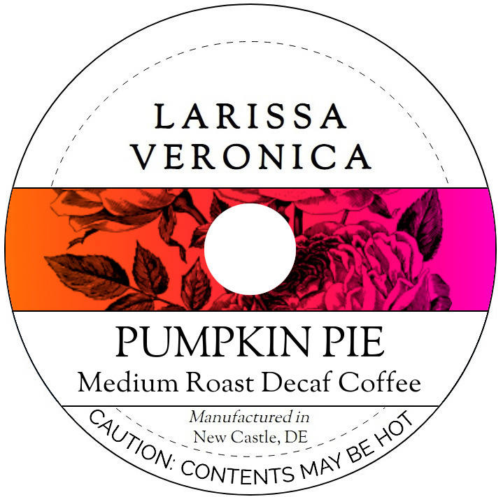 Pumpkin Pie Medium Roast Decaf Coffee <BR>(Single Serve K-Cup Pods)