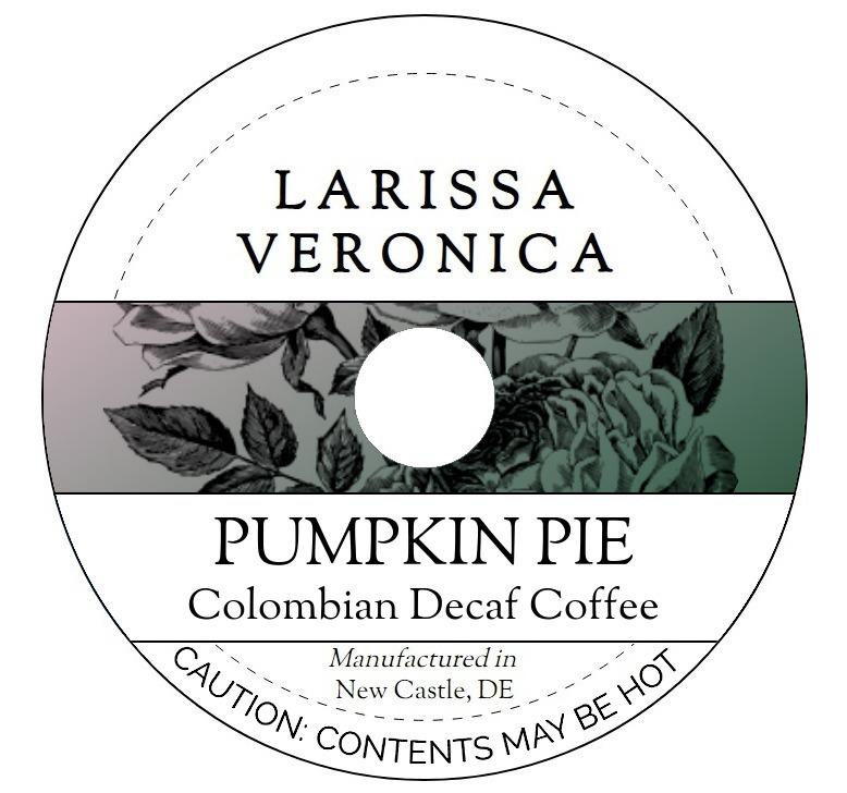 Pumpkin Pie Colombian Decaf Coffee <BR>(Single Serve K-Cup Pods)