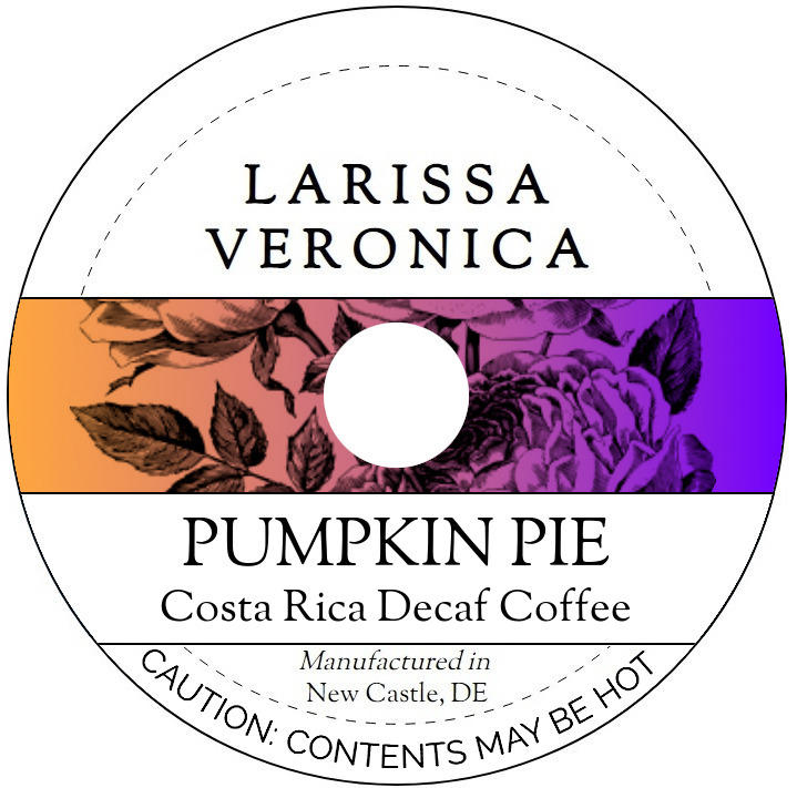 Pumpkin Pie Costa Rica Decaf Coffee <BR>(Single Serve K-Cup Pods)