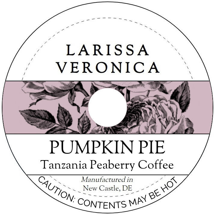 Pumpkin Pie Tanzania Peaberry Coffee <BR>(Single Serve K-Cup Pods)