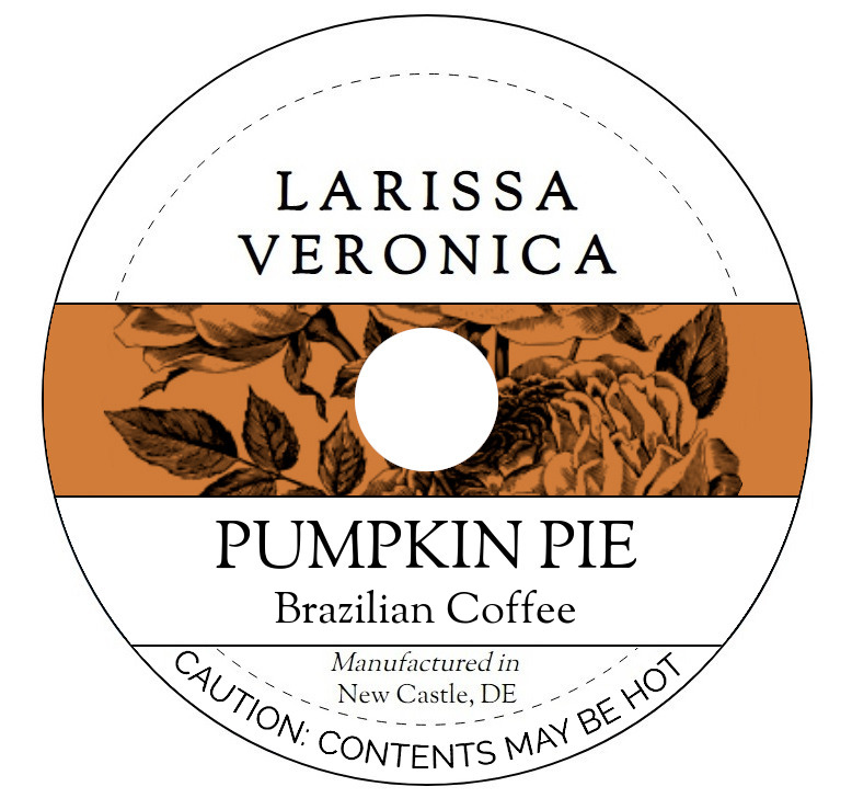 Pumpkin Pie Brazilian Coffee <BR>(Single Serve K-Cup Pods)