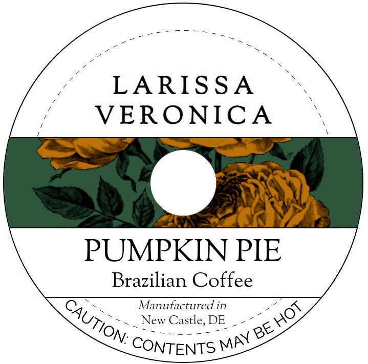 Pumpkin Pie Brazilian Coffee <BR>(Single Serve K-Cup Pods)