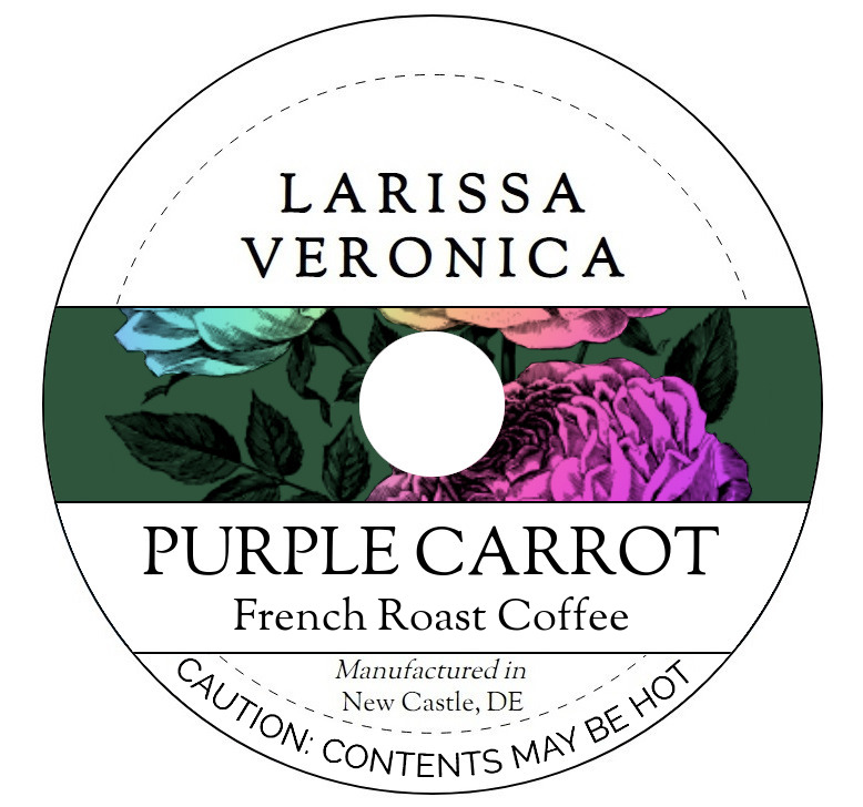 Purple Carrot French Roast Coffee <BR>(Single Serve K-Cup Pods)
