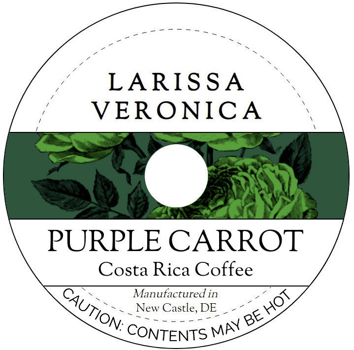 Purple Carrot Costa Rica Coffee <BR>(Single Serve K-Cup Pods)