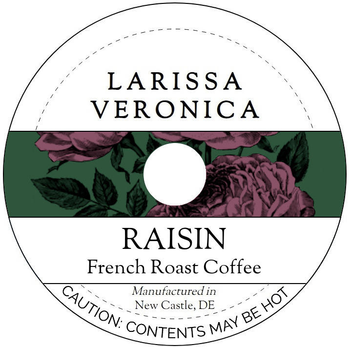 Raisin French Roast Coffee <BR>(Single Serve K-Cup Pods)