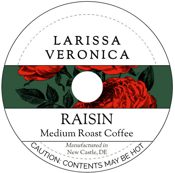 Raisin Medium Roast Coffee <BR>(Single Serve K-Cup Pods)