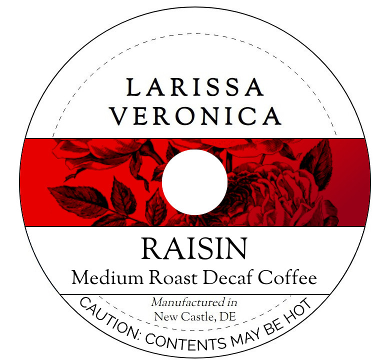 Raisin Medium Roast Decaf Coffee <BR>(Single Serve K-Cup Pods)