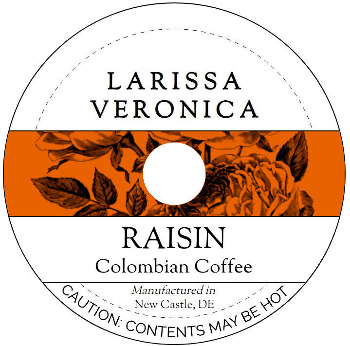 Raisin Colombian Coffee <BR>(Single Serve K-Cup Pods)