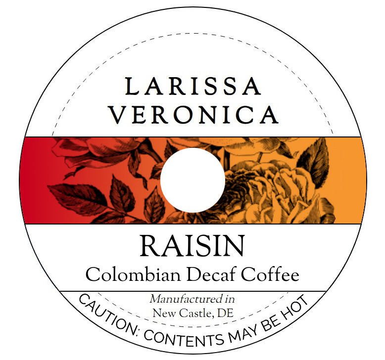 Raisin Colombian Decaf Coffee <BR>(Single Serve K-Cup Pods)