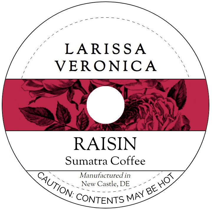 Raisin Sumatra Coffee <BR>(Single Serve K-Cup Pods)