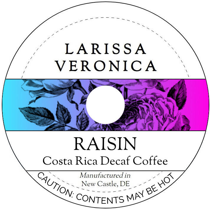 Raisin Costa Rica Decaf Coffee <BR>(Single Serve K-Cup Pods)