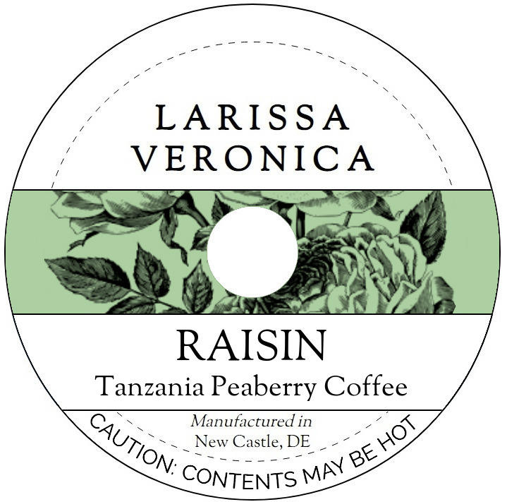 Raisin Tanzania Peaberry Coffee <BR>(Single Serve K-Cup Pods)