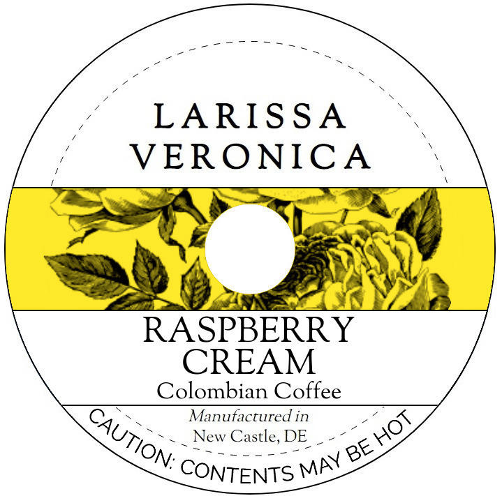 Raspberry Cream Colombian Coffee <BR>(Single Serve K-Cup Pods)