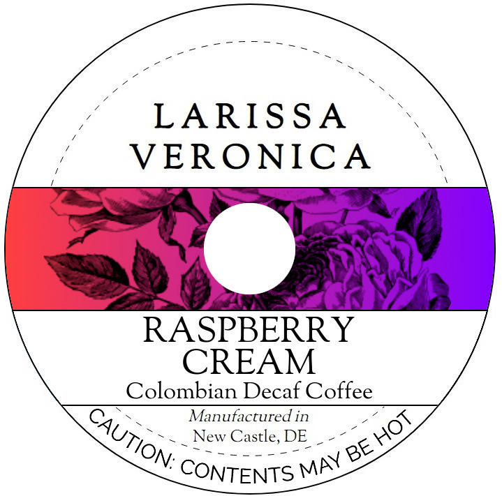 Raspberry Cream Colombian Decaf Coffee <BR>(Single Serve K-Cup Pods)