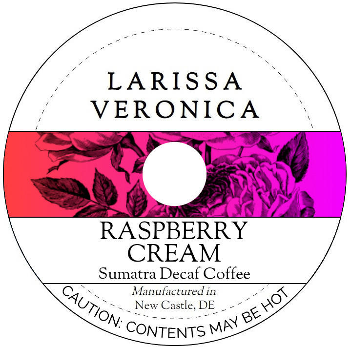 Raspberry Cream Sumatra Decaf Coffee <BR>(Single Serve K-Cup Pods)