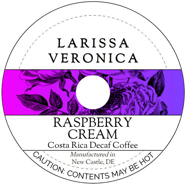 Raspberry Cream Costa Rica Decaf Coffee <BR>(Single Serve K-Cup Pods)