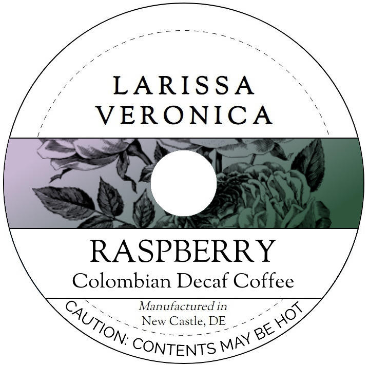 Raspberry Colombian Decaf Coffee <BR>(Single Serve K-Cup Pods)