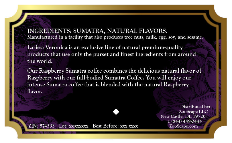 Raspberry Sumatra Coffee <BR>(Single Serve K-Cup Pods)