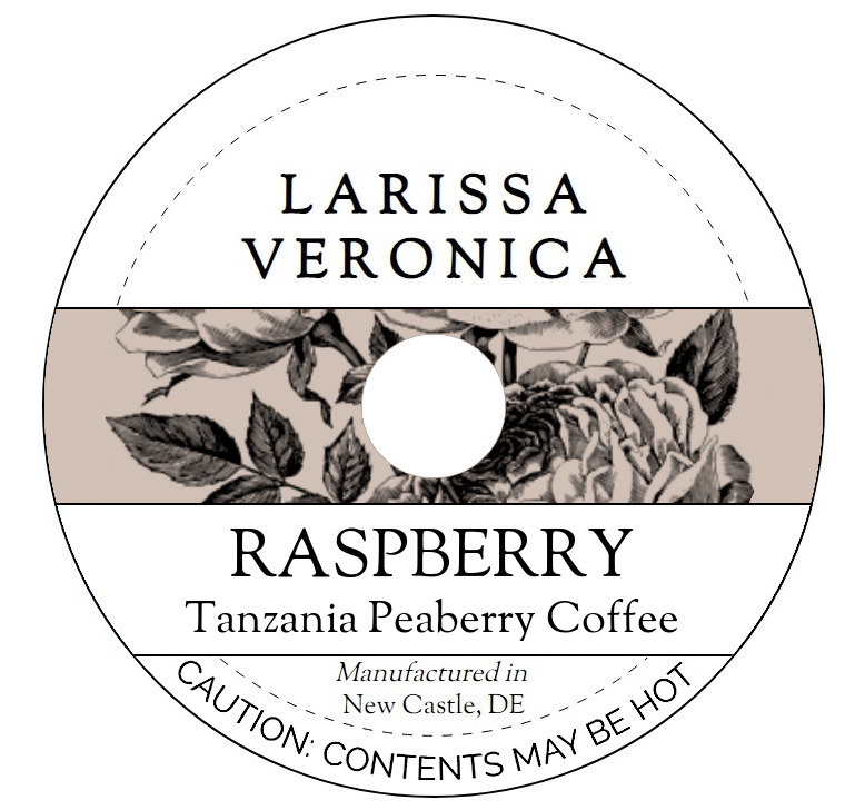 Raspberry Tanzania Peaberry Coffee <BR>(Single Serve K-Cup Pods)