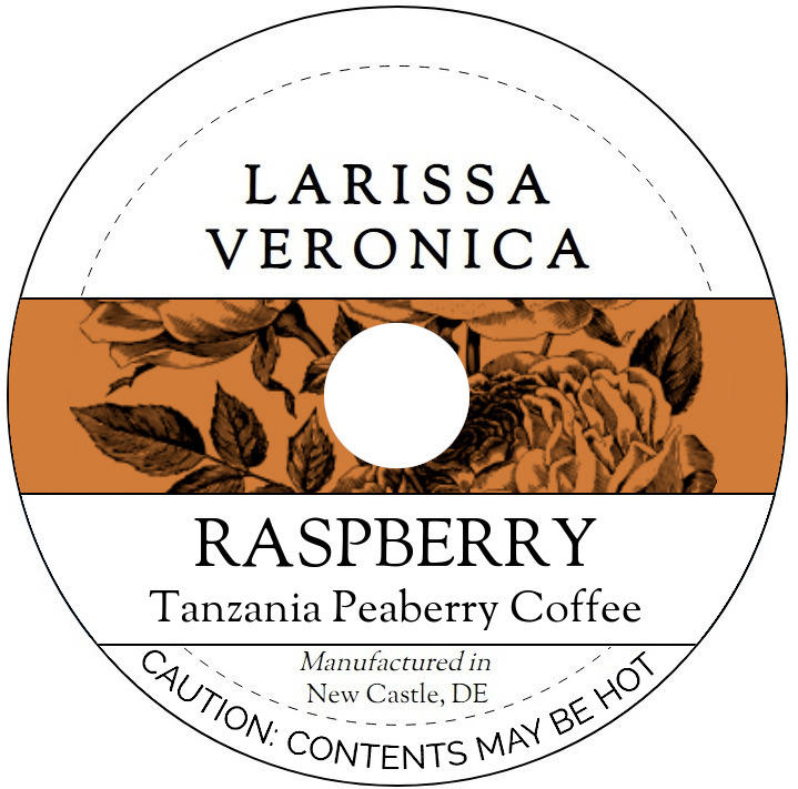 Raspberry Tanzania Peaberry Coffee <BR>(Single Serve K-Cup Pods)