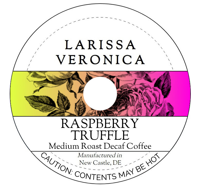 Raspberry Truffle Medium Roast Decaf Coffee <BR>(Single Serve K-Cup Pods)