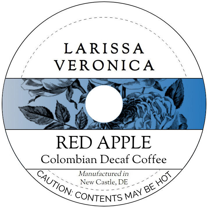 Red Apple Colombian Decaf Coffee <BR>(Single Serve K-Cup Pods)