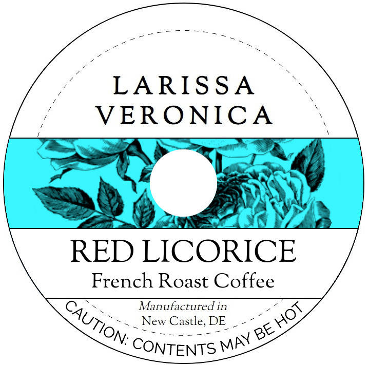 Red Licorice French Roast Coffee <BR>(Single Serve K-Cup Pods)