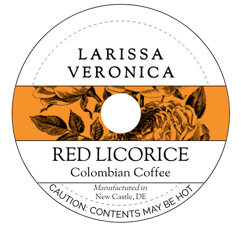 Red Licorice Colombian Coffee <BR>(Single Serve K-Cup Pods)