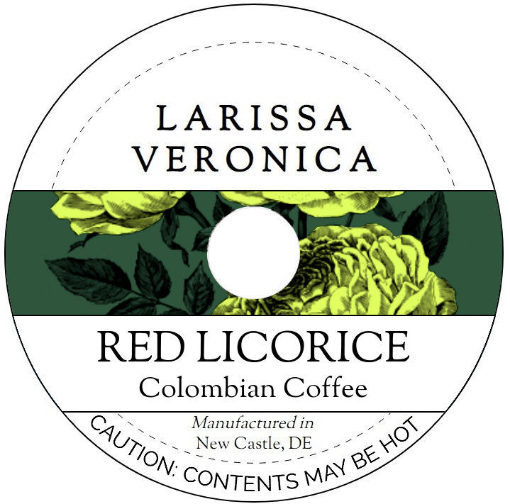 Red Licorice Colombian Coffee <BR>(Single Serve K-Cup Pods)