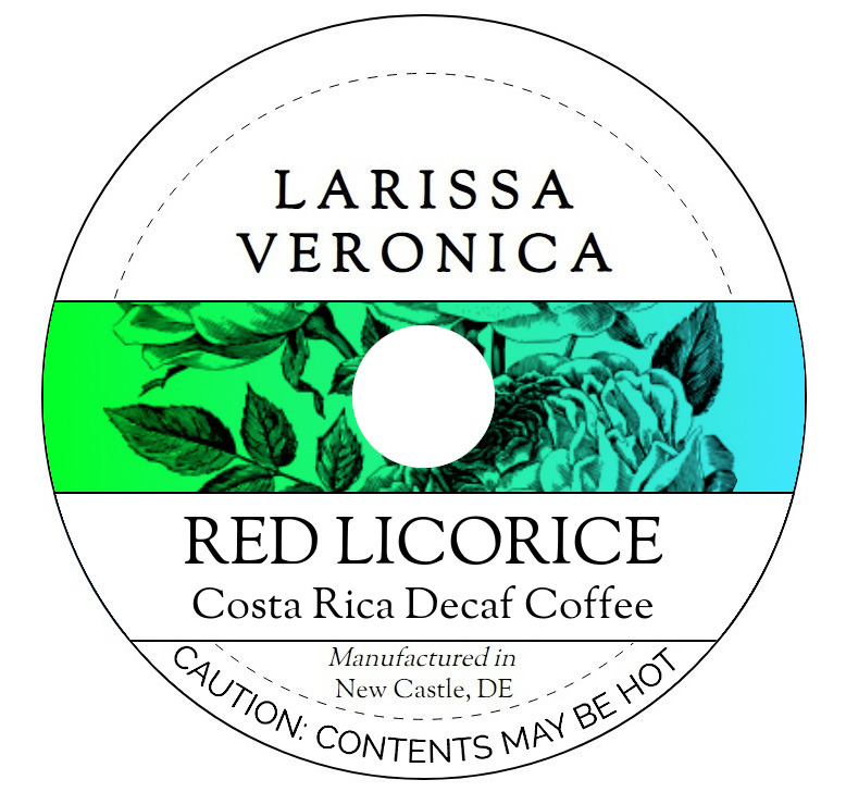 Red Licorice Costa Rica Decaf Coffee <BR>(Single Serve K-Cup Pods)