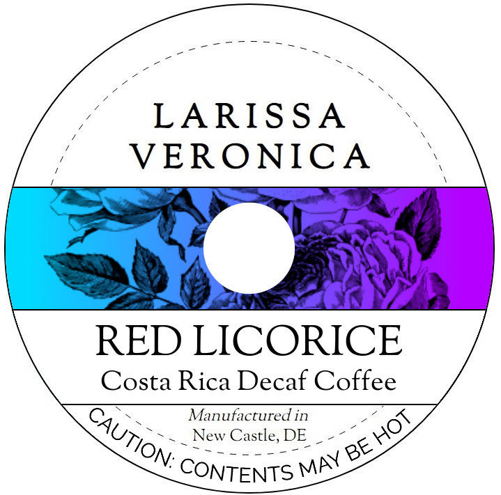 Red Licorice Costa Rica Decaf Coffee <BR>(Single Serve K-Cup Pods)