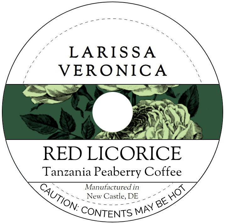 Red Licorice Tanzania Peaberry Coffee <BR>(Single Serve K-Cup Pods)