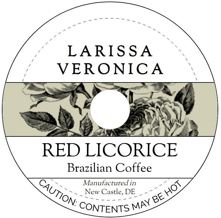 Red Licorice Brazilian Coffee <BR>(Single Serve K-Cup Pods)