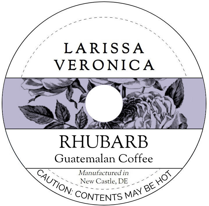 Rhubarb Guatemalan Coffee <BR>(Single Serve K-Cup Pods)