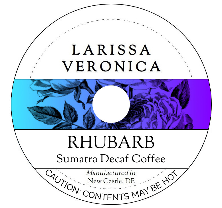 Rhubarb Sumatra Decaf Coffee <BR>(Single Serve K-Cup Pods)