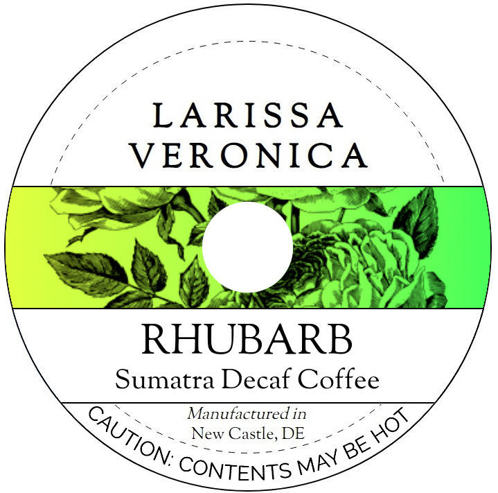 Rhubarb Sumatra Decaf Coffee <BR>(Single Serve K-Cup Pods)