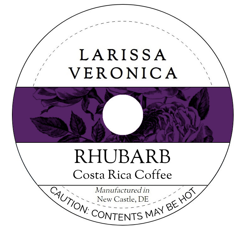 Rhubarb Costa Rica Coffee <BR>(Single Serve K-Cup Pods)