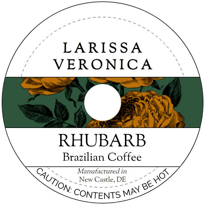 Rhubarb Brazilian Coffee <BR>(Single Serve K-Cup Pods)