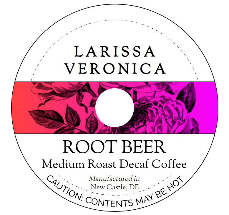 Root Beer Medium Roast Decaf Coffee <BR>(Single Serve K-Cup Pods)