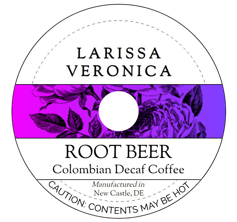 Root Beer Colombian Decaf Coffee <BR>(Single Serve K-Cup Pods)