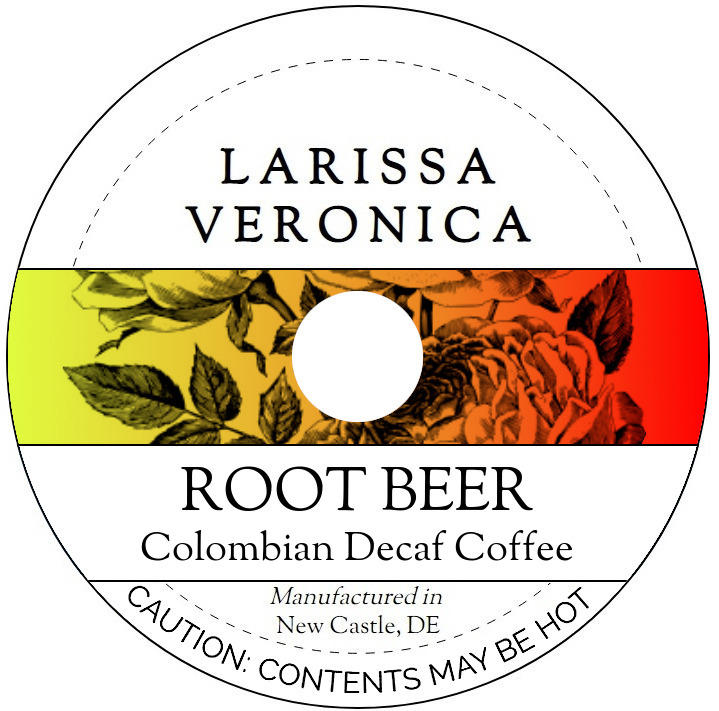 Root Beer Colombian Decaf Coffee <BR>(Single Serve K-Cup Pods)