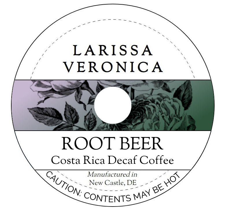 Root Beer Costa Rica Decaf Coffee <BR>(Single Serve K-Cup Pods)
