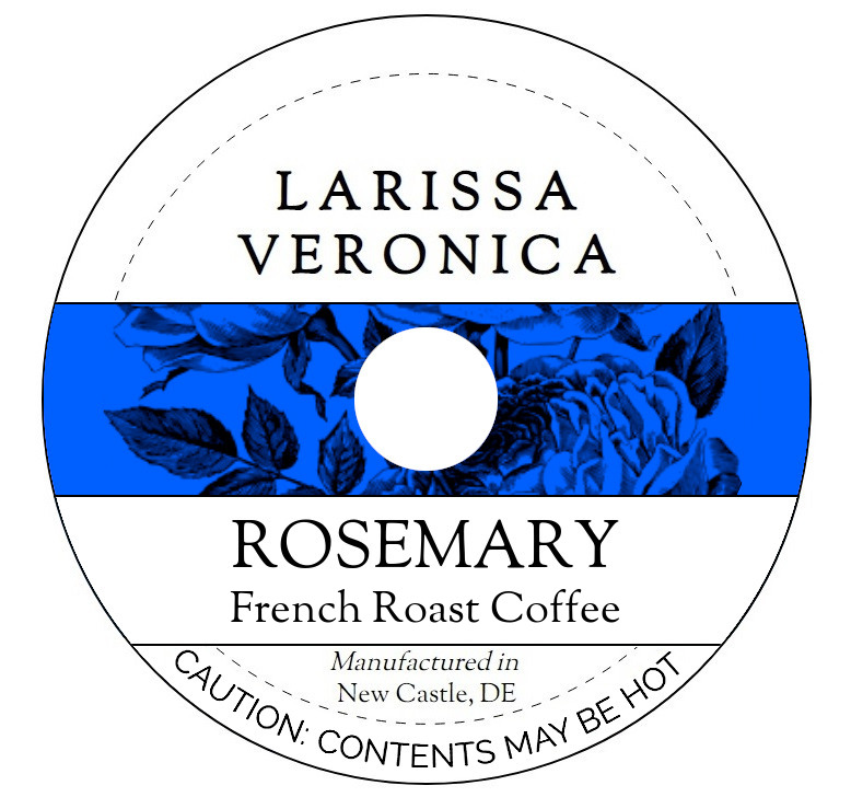 Rosemary French Roast Coffee <BR>(Single Serve K-Cup Pods)
