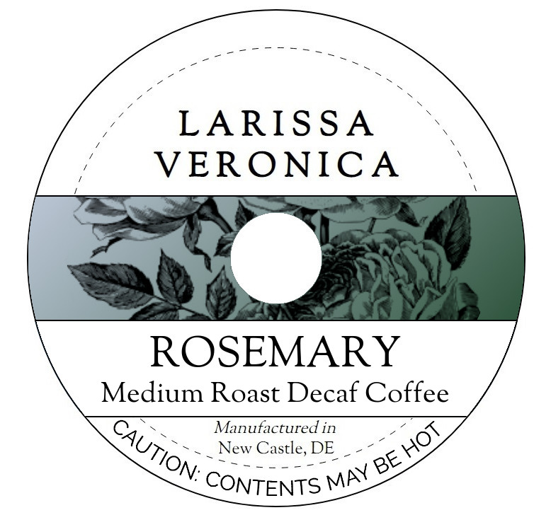 Rosemary Medium Roast Decaf Coffee <BR>(Single Serve K-Cup Pods)