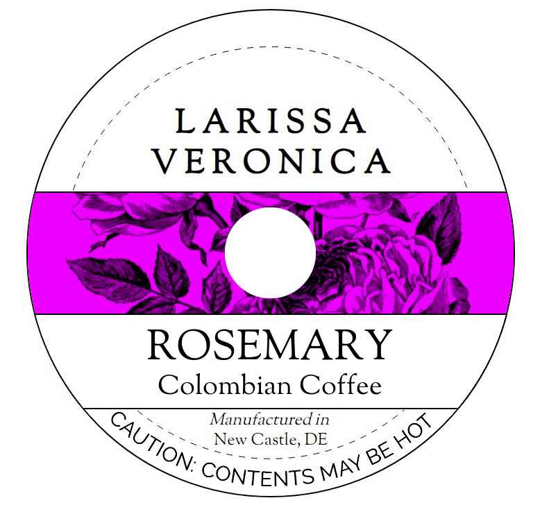 Rosemary Colombian Coffee <BR>(Single Serve K-Cup Pods)