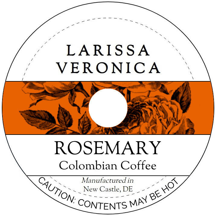 Rosemary Colombian Coffee <BR>(Single Serve K-Cup Pods)